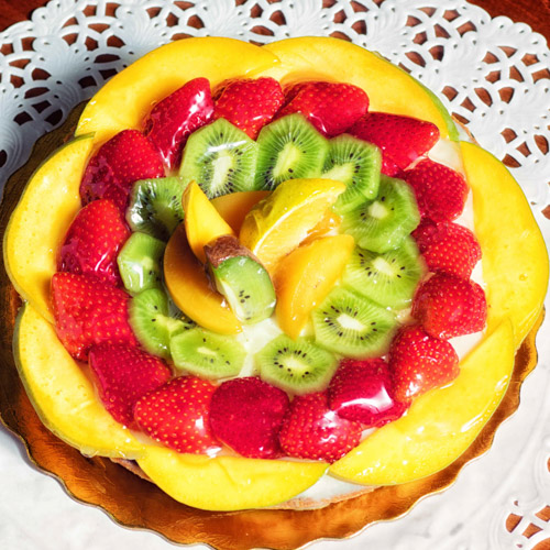Tarta de Frutas. Fruit Cake