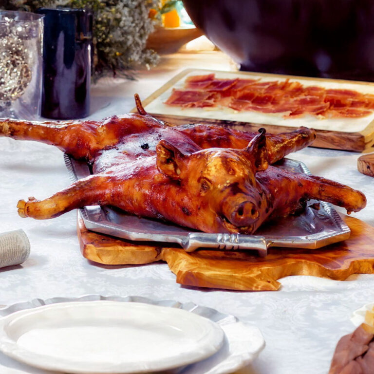 Cochinillo Menu de Thanksgiving
