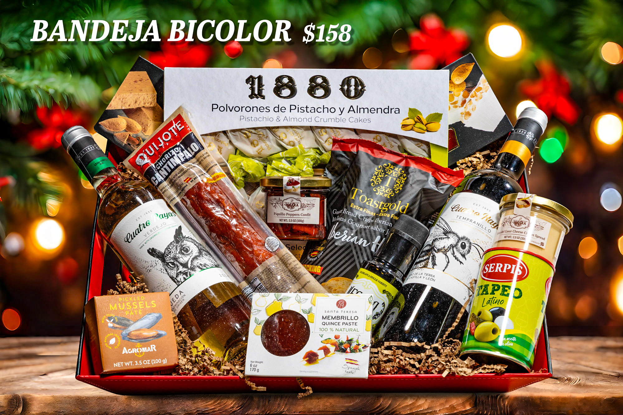 Cesta Bicolor Delicias de España